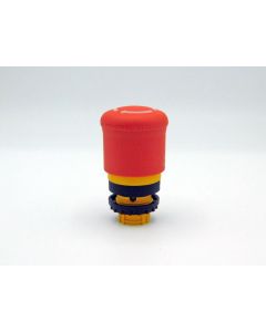 EMERGENCY STOP BUTTON M22-PVT not illuminated, turn to release function COD. 263467